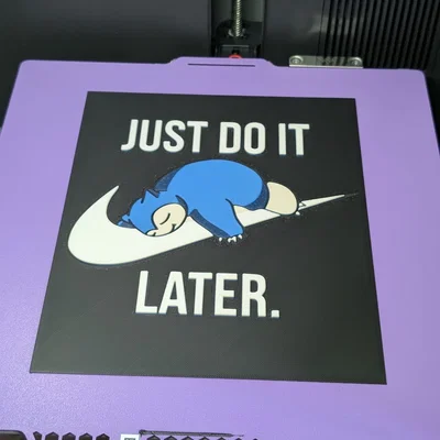 Mô hình Hueforge Snorlax: Just Do It... Later