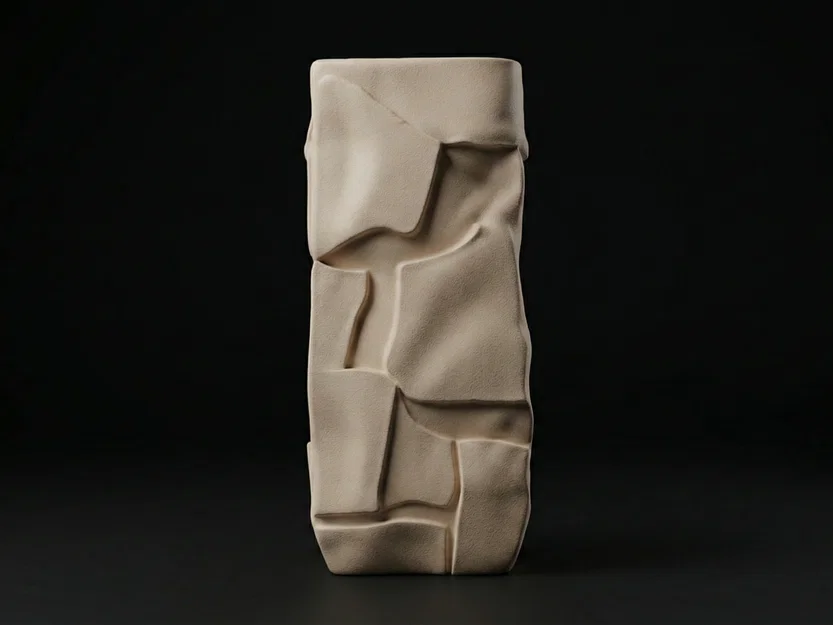 Bình hoa Cracked Stone - Thiết kế hữu cơ mang phong cách Wabi-Sabi - Image 2