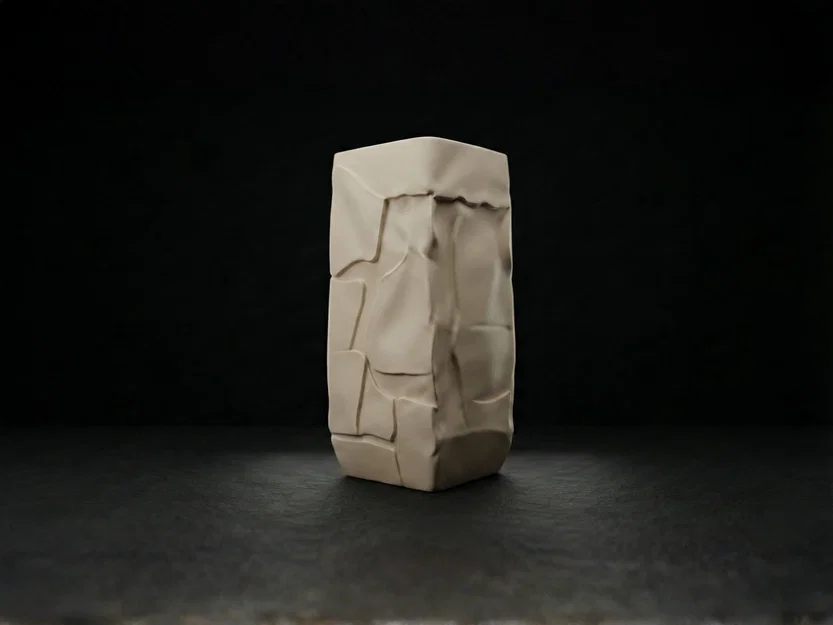 Bình hoa Cracked Stone - Thiết kế hữu cơ mang phong cách Wabi-Sabi - Image 4