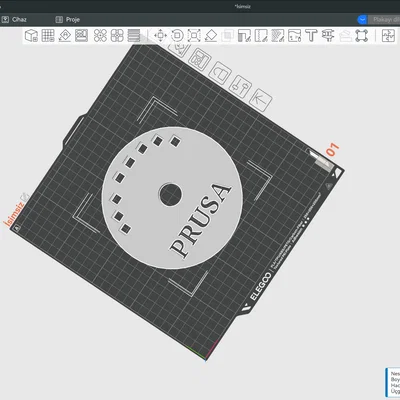 Mô hình cuộn dây nhựa in 3D phong cách Prusa bền bỉ
