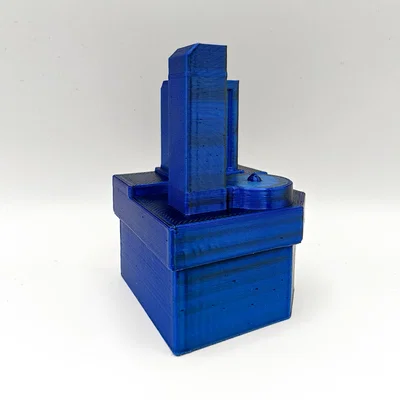 Low‑Poly Gear CMM – Mô hình trưng bày để bàn