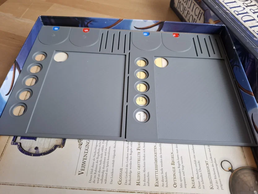 Bảng nhân vật Eldritch Horror kèm bộ theo dõi và khay đựng thẻ - Image 4