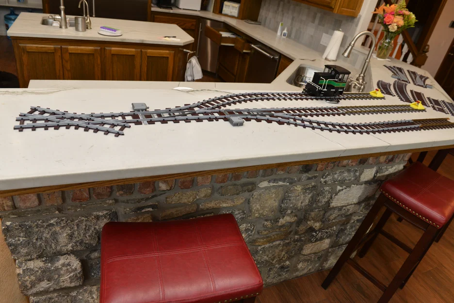 Đường ray xe lửa mô hình Gauge 1 dạng lắp ghép - Image 1