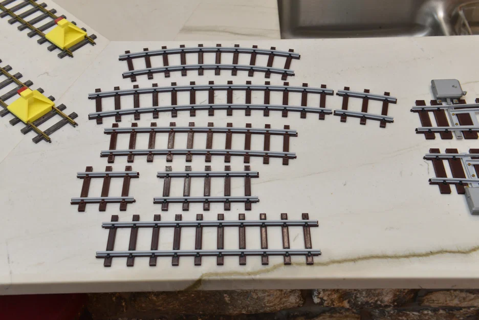 Đường ray xe lửa mô hình Gauge 1 dạng lắp ghép - Image 2