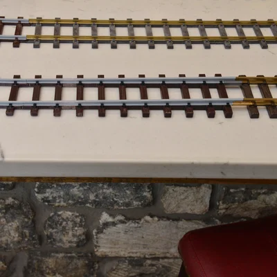 Đường ray xe lửa mô hình Gauge 1 dạng lắp ghép