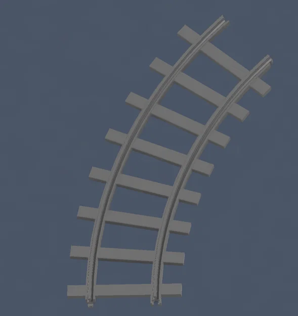 Đường ray mô hình Gauge 1 dạng khớp nối R300 cong - Image 1