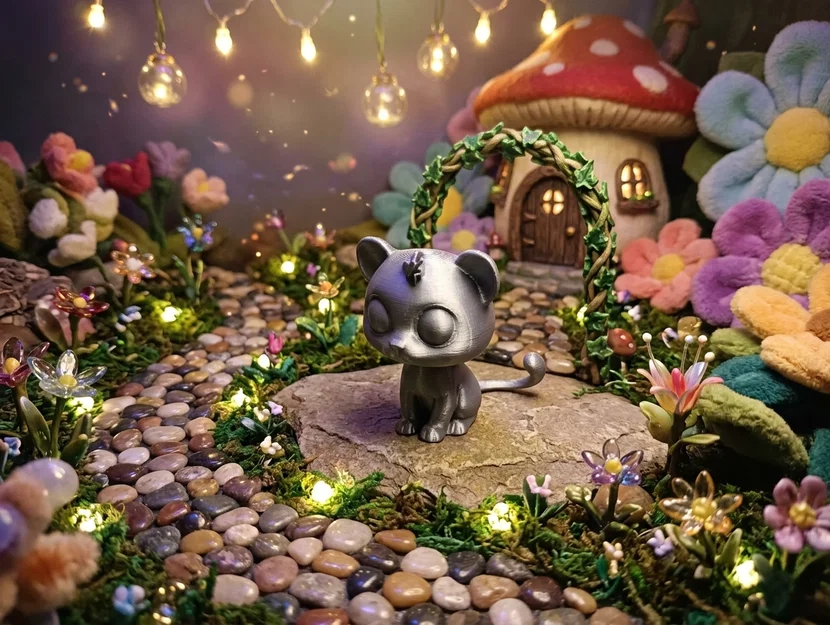 Puma Chibi – Mô hình Mèo hoang dã cực đáng yêu - Image 1