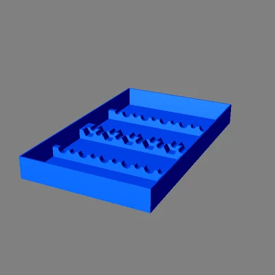 Khay Đựng Tua Vít Siêu Nhỏ Wera (Dạng Parametric)
