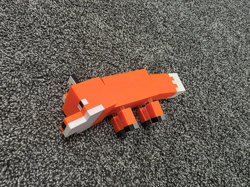 Mô hình Minecraft Fox - Image 3