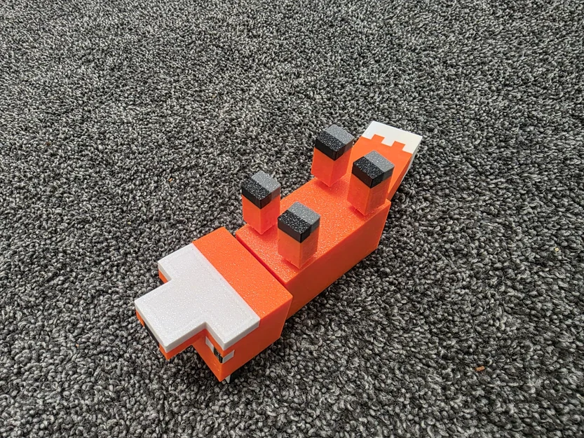 Mô hình Minecraft Fox - Image 5