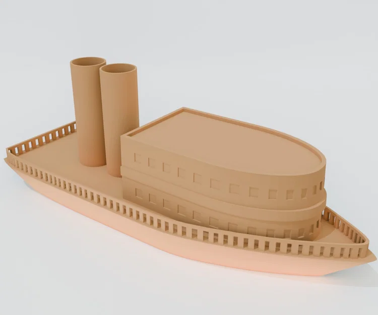 Ống cắm bút hình tàu hơi nước Steamship - Image 1