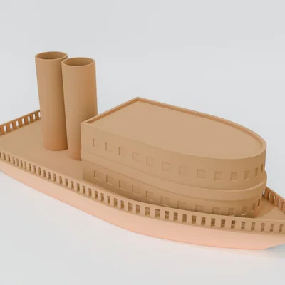 Ống cắm bút hình tàu hơi nước Steamship