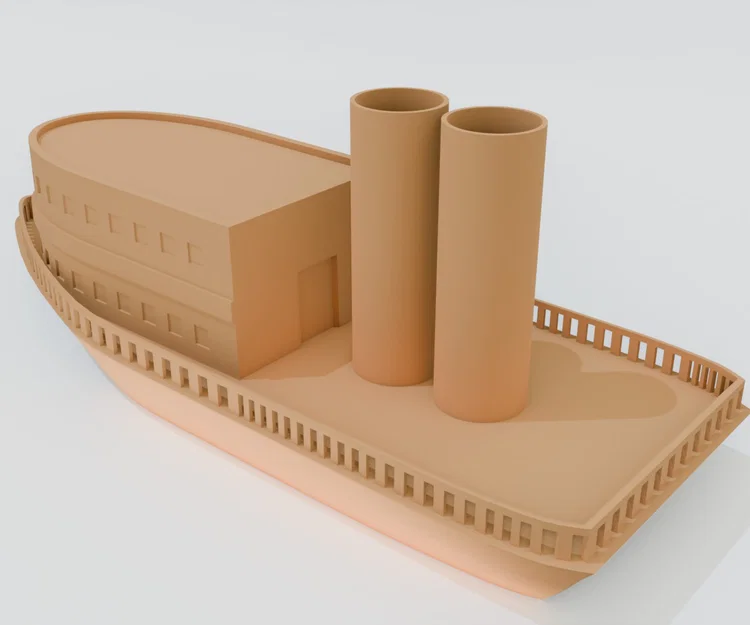 Ống cắm bút hình tàu hơi nước Steamship - Image 3