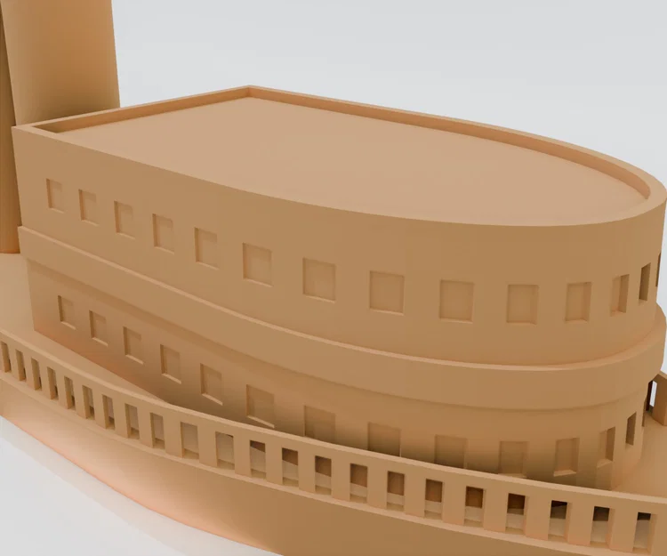 Ống cắm bút hình tàu hơi nước Steamship - Image 6