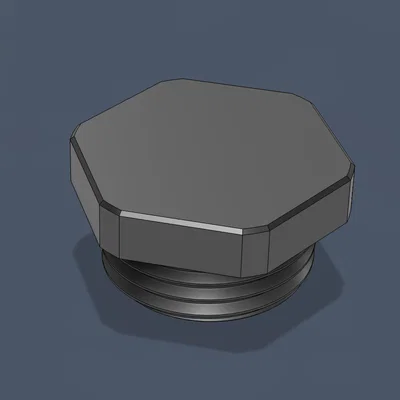 Nắp bịt ren 1/2 inch NPT (Plug 1/2'' NPT) tiện dụng cho in 3D