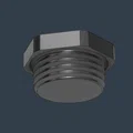 Nắp bịt ren 1/2 inch NPT (Plug 1/2'' NPT) tiện dụng cho in 3D - Thumbnail 2