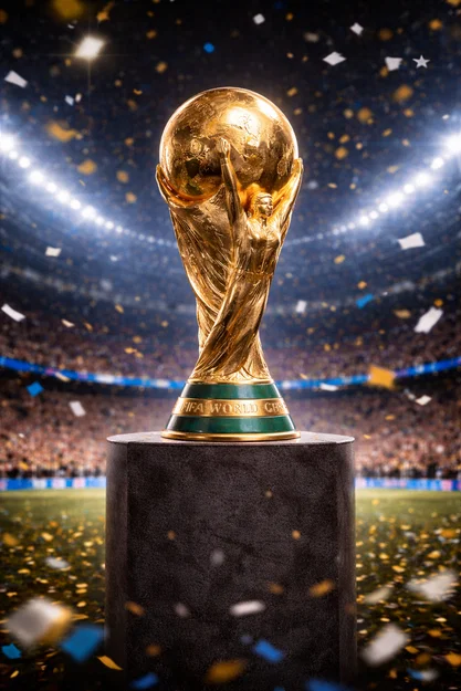 Mô hình Cúp Bóng đá Thế giới đẳng cấp trang trí bàn làm việc - Image 1