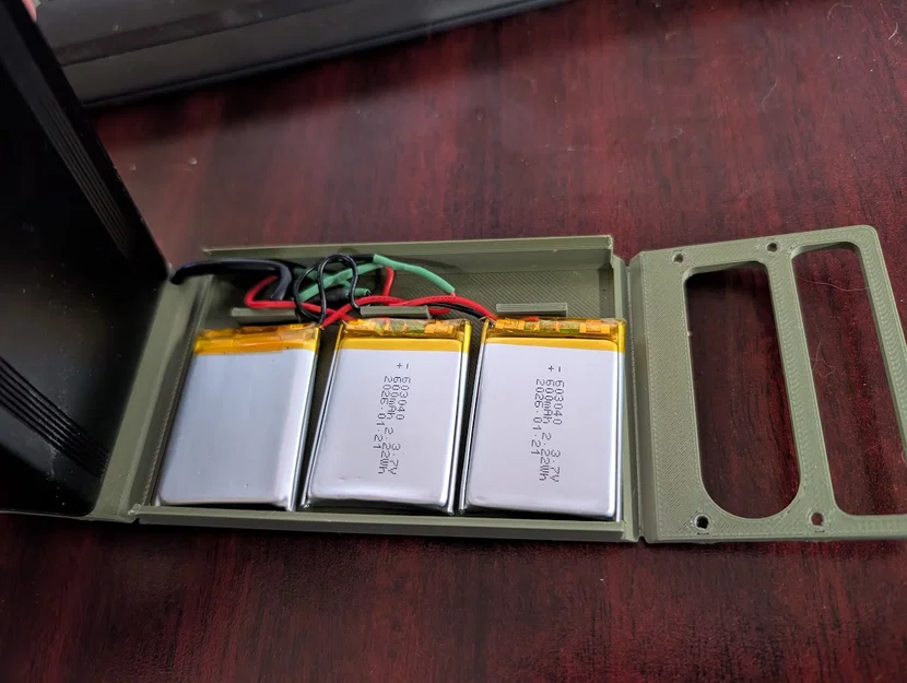 Bộ Đế Pin và Thanh Ray Cho QMX (QMX Battery Backpack and Rails) - Image 3