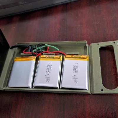 Bộ Đế Pin và Thanh Ray Cho QMX (QMX Battery Backpack and Rails)