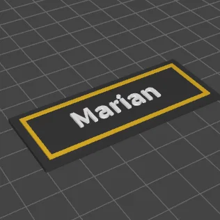 Bộ 50 bảng tên tiếng Pháp