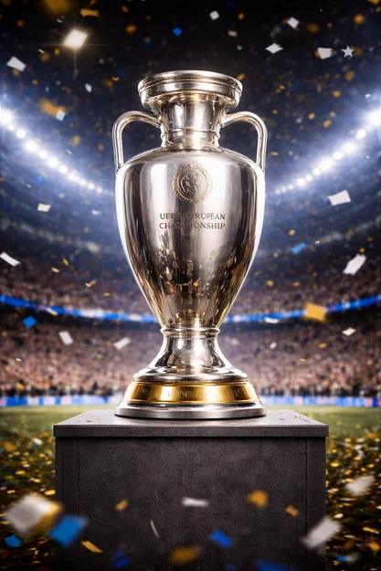 Mô hình cúp vô địch bóng đá châu Âu in 3D tuyệt đẹp - Image 1