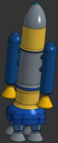 Mô hình tên lửa trưng bày SkyScorcher - Image 1