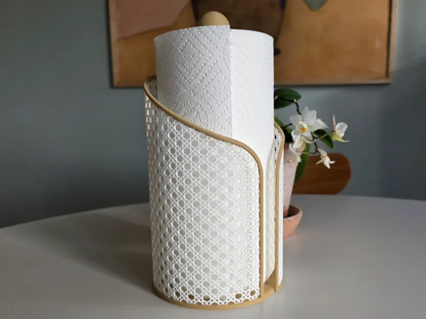Giá đựng khăn giấy để bàn thiết kế lưới tinh tế in 3D - Image 1