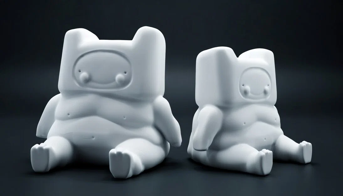 Mô hình 3D Baby Finn Adventure Time đáng yêu cho fan hâm mộ - Image 1