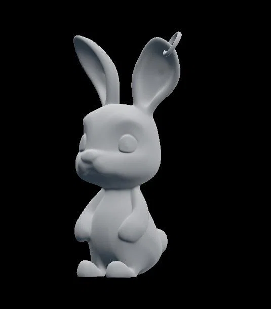 Mẫu in 3D móc khóa thỏ Bunny Rabbit xinh xắn - Image 1