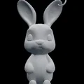 Mẫu in 3D móc khóa thỏ Bunny Rabbit xinh xắn - Thumbnail 2