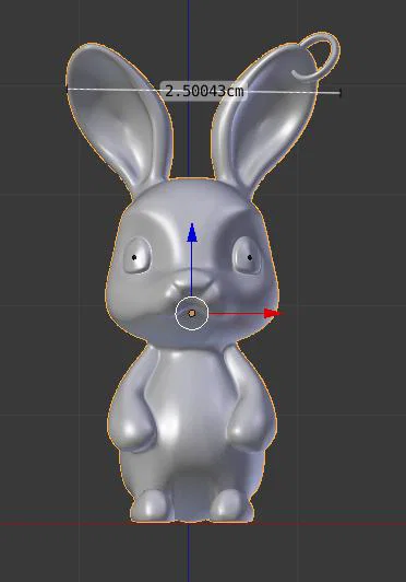 Mẫu in 3D móc khóa thỏ Bunny Rabbit xinh xắn - Image 4