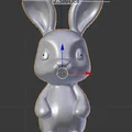 Mẫu in 3D móc khóa thỏ Bunny Rabbit xinh xắn - Thumbnail 4