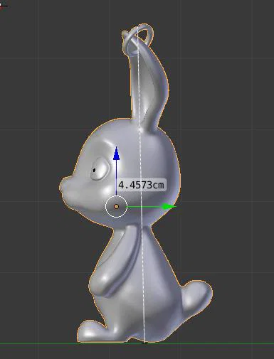 Mẫu in 3D móc khóa thỏ Bunny Rabbit xinh xắn - Image 5