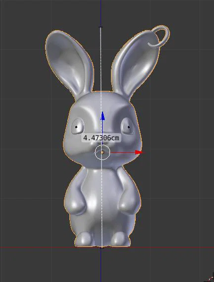 Mẫu in 3D móc khóa thỏ Bunny Rabbit xinh xắn - Image 6