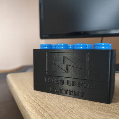 Hộp đựng pin 18650 chuyên dụng (8 ngăn) - Phụ kiện in 3D gọn gàng