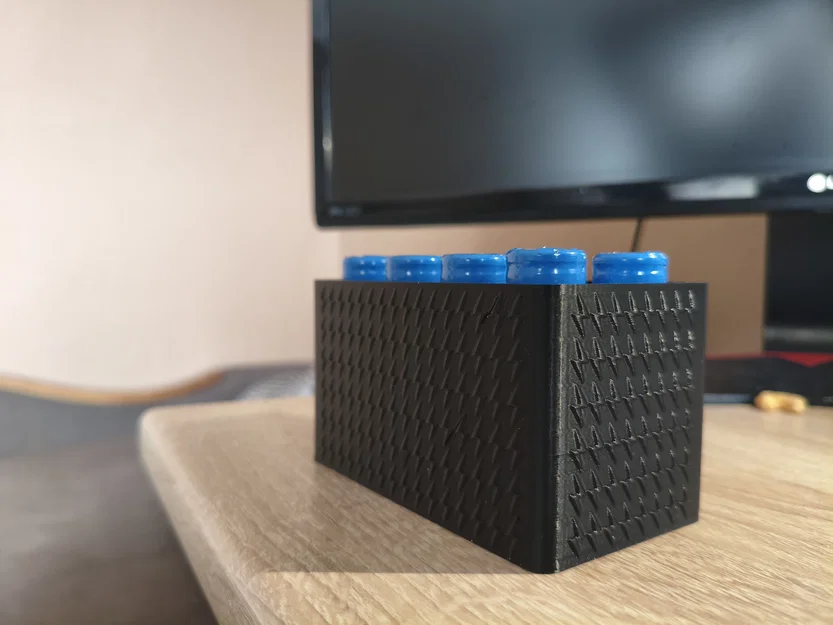 Hộp đựng pin 18650 chuyên dụng (8 ngăn) - Phụ kiện in 3D gọn gàng - Image 3