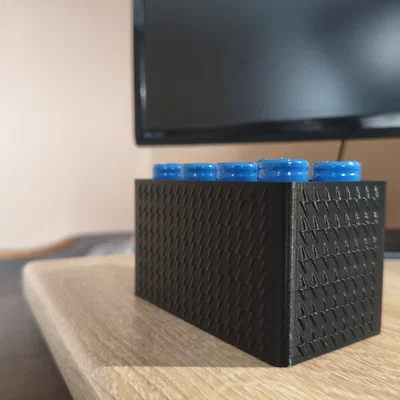 Hộp đựng pin 18650 chuyên dụng (8 ngăn) - Phụ kiện in 3D gọn gàng