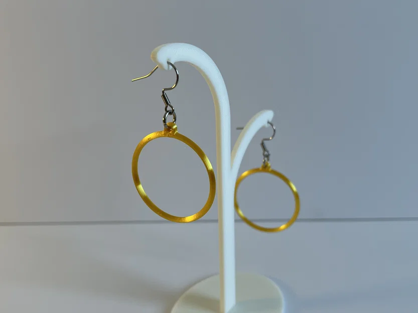 Bông tai dạng vòng (Hoop Earrings) - Tùy chỉnh tham số - Image 3