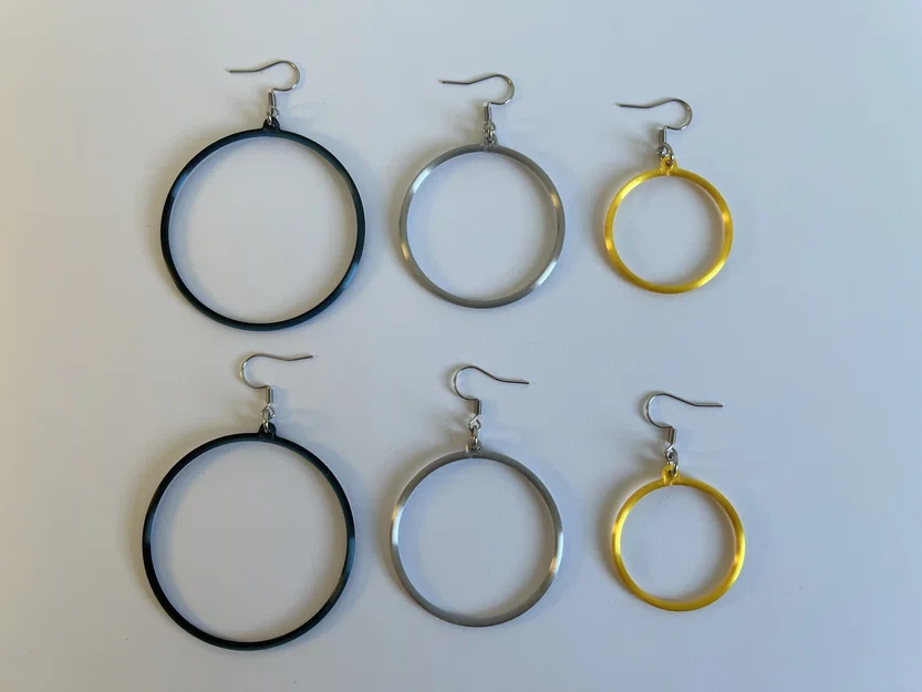 Bông tai dạng vòng (Hoop Earrings) - Tùy chỉnh tham số - Image 6