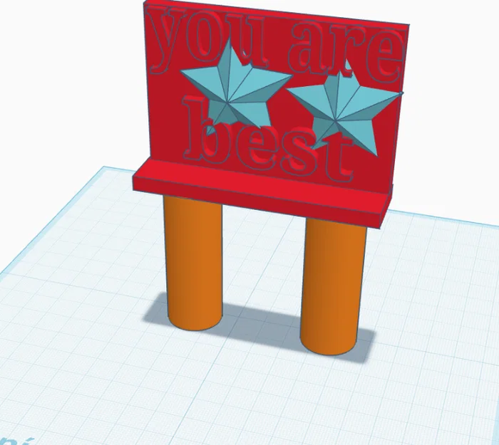 Mô hình bảng hiệu trang trí để bàn (Bilbord) in 3D độc đáo - Image 3