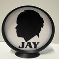Mô hình silhouette Jay Chou - Thumbnail 1