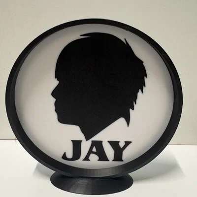 Mô hình silhouette Jay Chou