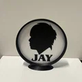 Mô hình silhouette Jay Chou - Thumbnail 2
