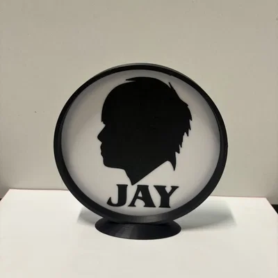 Mô hình silhouette Jay Chou