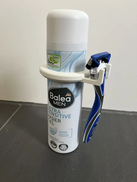 Giá đỡ dao cạo râu gắn bình kem cạo râu - Image 1