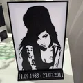 Mô hình tranh để bàn Amy Winehouse - Thumbnail 1