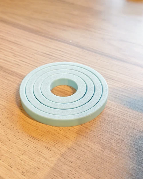 Vòng Fidget Đồng Tâm In Nguyên Khối (Thiết kế rãnh V / Không cần Support) - Image 1