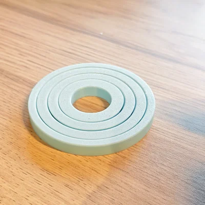 Vòng Fidget Đồng Tâm In Nguyên Khối (Thiết kế rãnh V / Không cần Support)