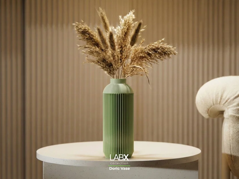 Doric Vase – Bình cắm hoa phong cách kiến trúc Hy Lạp cổ đại - Image 1