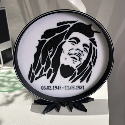Tranh in 3D Bob Marley